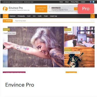 Envince Pro Template