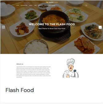 Flash Food Template