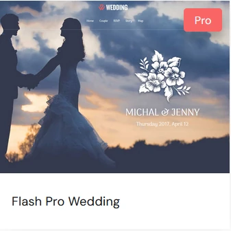 Flash Pro Wedding Template