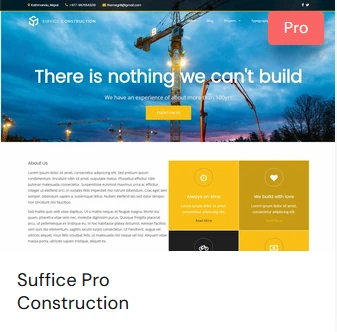 Suffice Pro Construction Template