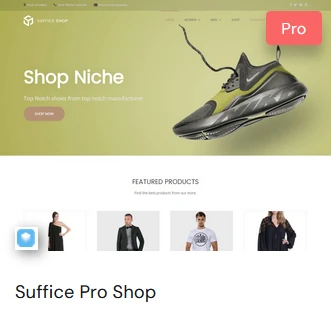 Suffice Pro Shop Template